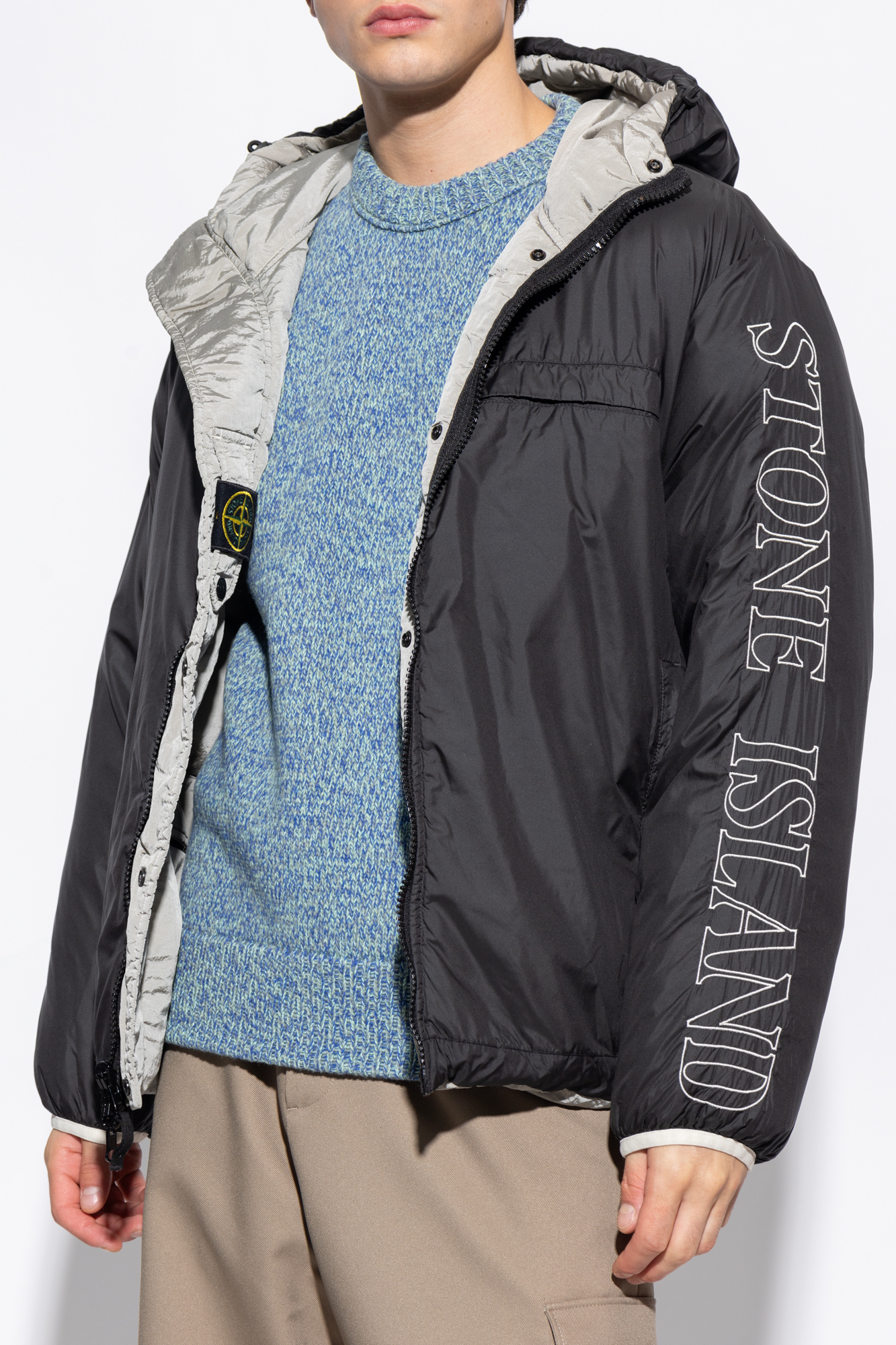 Stone island deals reversible jacket